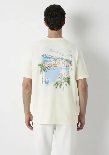 Resim Mavi Erkek T-shirt M0613319-89308