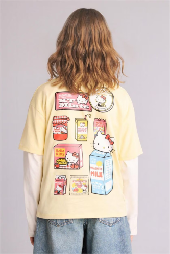 Resim Defacto Kız Çocuk T-shirt H1534A8/YL498