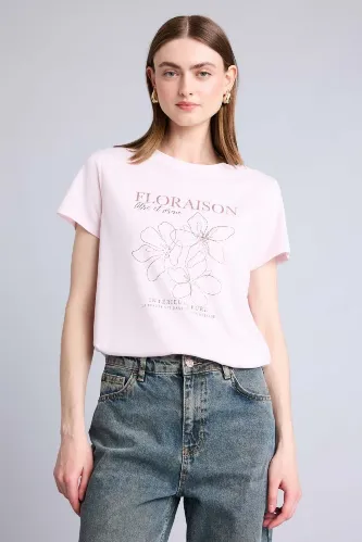 Resim Defacto Kadın T-shirt H7610AX/PN671