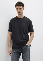 Resim Mavi Erkek T-shirt M0611596-900