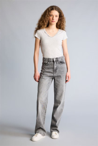 Resim Defacto Kadın T-shirt H1786AX/GR256