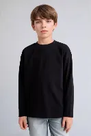 Resim Defacto Uzun Kol Erkek Çocuk Sweat E9661A8/BK81