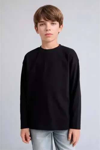 Resim Defacto Uzun Kol Erkek Çocuk Sweat E9661A8/BK81