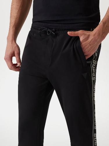 Resim Guess Athleisure  Erkek  Eşofman alt Z2YB19K6ZS1-JBLK New Arlo Long Pant