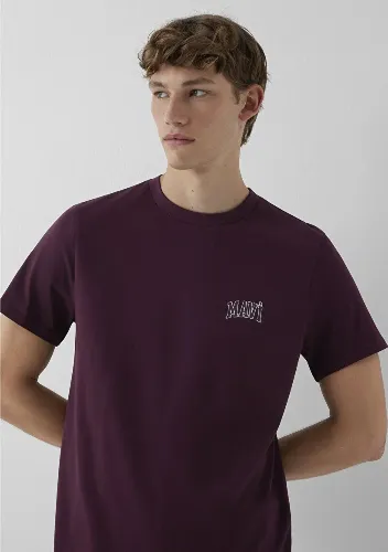Resim Mavi Erkek T-shirt M0611714-70434