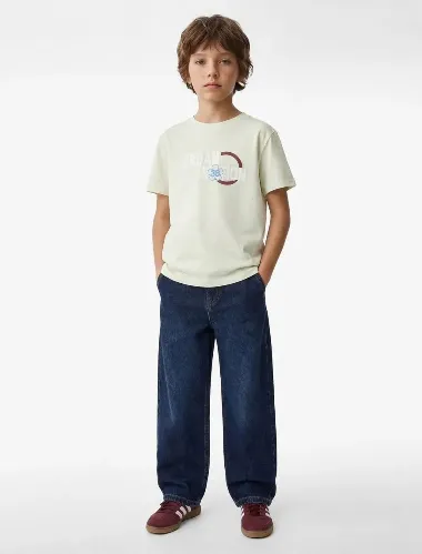 Resim Koton Erkek Çocuk T-shirt 6SKB10556TK