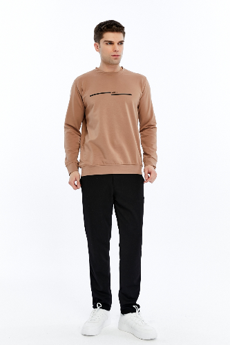 Resim Paul&More Erkek Sweat What Baskı 0 Yaka 2 İp