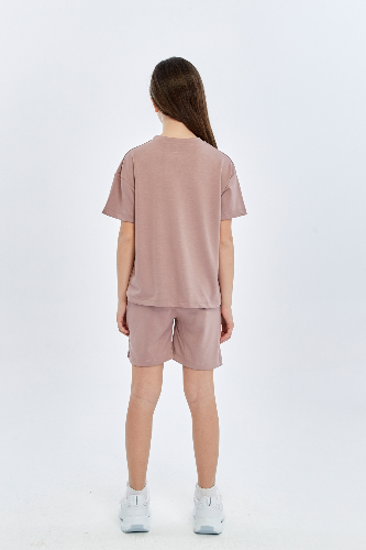 Resim Yenikoza Kız Çocuk Şort Takım