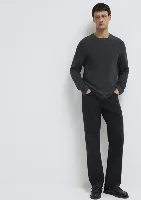 Resim Mavi Erkek T-Shirt M064622-26834 Uzun Kol