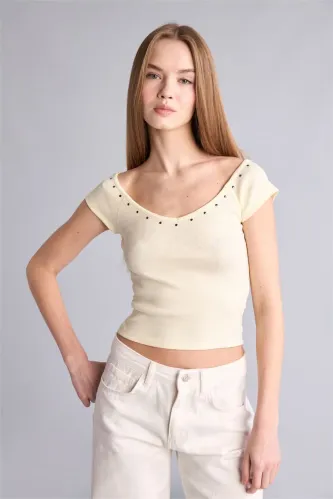 Resim Defacto Kadın T-Shirt H1170Ax/Er182