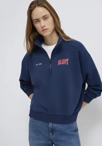Resim Mavi Kadın Sweat M1S10373-70488