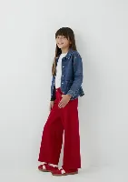 Resim Mavi Kız Çocuk Jean Pantolon M7010036-89488