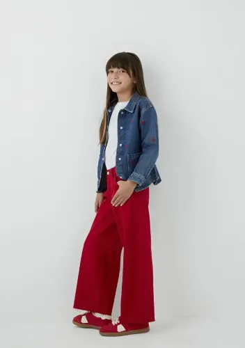Resim Mavi Kız Çocuk Jean Pantolon M7010036-89488