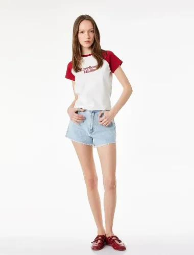 Resim Koton Kadın T-shirt 6SAL10607IK