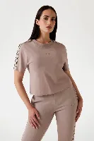 Resim V3RI08I3Z14-G4Q9 Brıtney Crop Tee Gues Kadın T-shirt