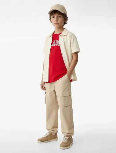 Resim Koton Erkek Çocuk T-shirt 6SKB10165TK
