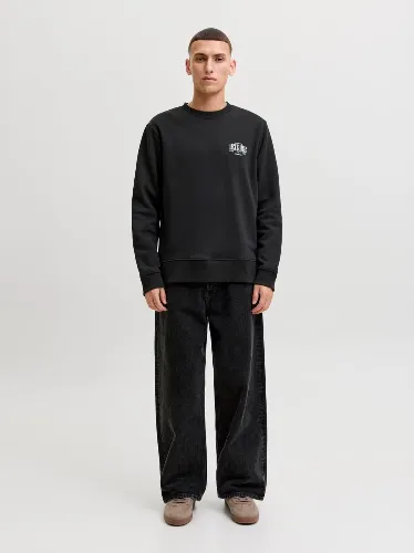 Resim Jack & Jones Jjaero Sweat Crew Neck Erkek Sweat 12298492