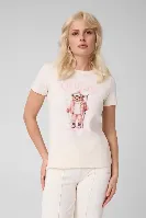 Resim V6BI19K6749-G012 Gues Kadın T-shirt