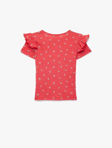 Resim Koton Kız Çocuk T-shirt 6SKG10064AK