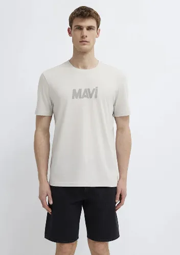 Resim Mavi Erkek T-shirt M0612896-70080