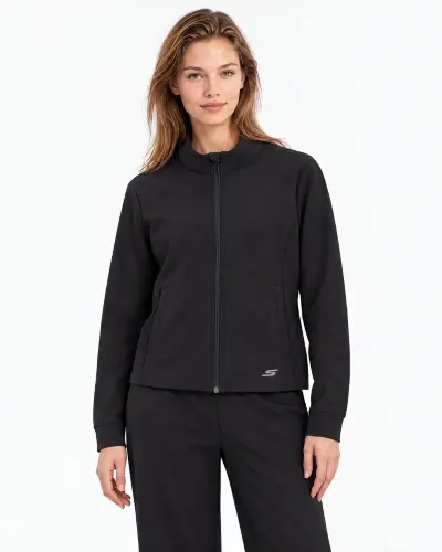Resim Skechers W Fıtted Softshell Turtle Neck Jacket Kadın Ceket S2620143-3817