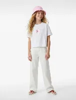 Resim Koton Kız Çocuk T-shirt 6SKG10511AK