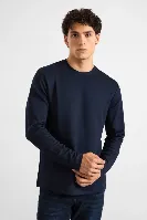 Resim Süvari O Yaka Double Face Erkek Sweat Ssw2013700035