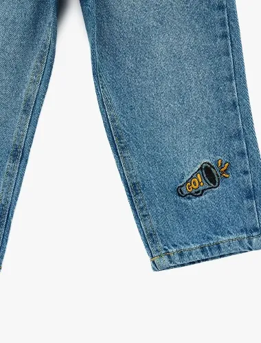 Resim Koton Erkek Bebek Jean Pantolon 6SMB40015TD