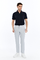 Resim Paul&More Erkek Kanvas Pantolon Silver Gofre