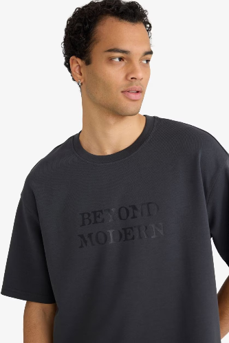 Resim Defacto Erkek T-shirt F9681AX/AR221