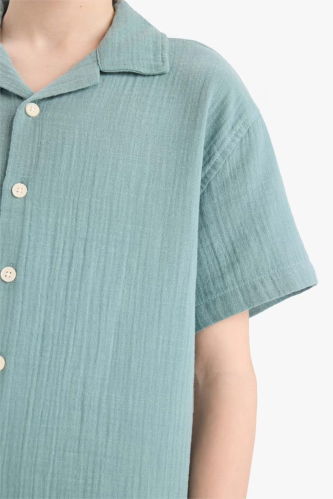 Resim Defacto Erkek Çocuk Kısa kol Gömlek W3239A6/GN382