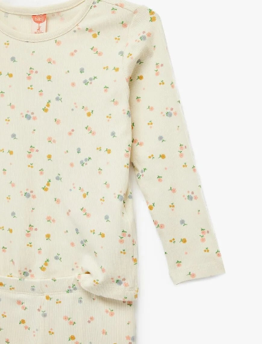 Resim Koton Kız Bebek Sweat Takım 6Wmg10041Ak