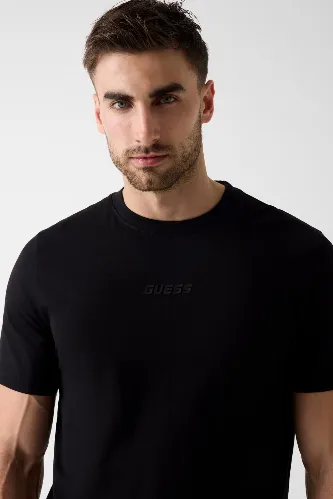 Resim Guess Ambrogıo Cn Ss Erkek T-Shirt Z6Gı06K2847-Jblk