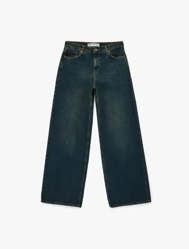 Resim Koton Kadın Jean Pantolon 7WAL40020MD