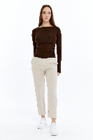 Resim Viole&More Kadın Kanvas Pantolon 590