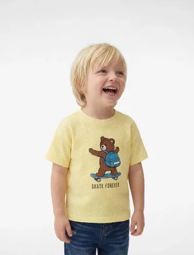 Resim Koton Erkek Bebek T-shirt 6SMB10221TK