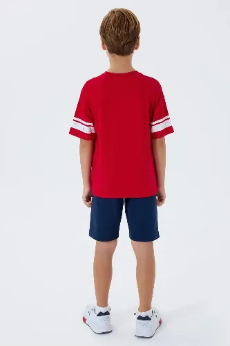 Resim U.S. Polo Assn Kids Erkek Çocuk Şort Takım Us2415-G