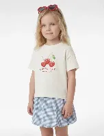Resim Koton Kız Bebek T-shirt 6SMG10152AK