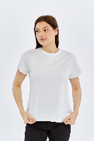 Resim Viole&More Kadın T-Shirt Yk19 Bisiklet Yaka