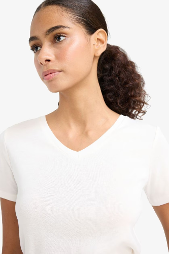 Resim Defacto Kadın T-shirt I1080AZ/ER105