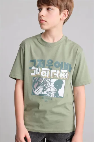 Resim Defacto Erkek Çocuk T-shirt G9962A8/KH440