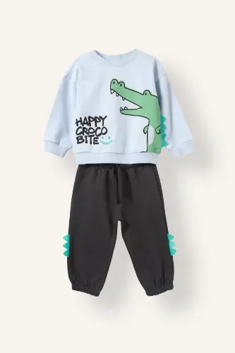 Resim Defacto  Erkek Bebek Sweat Takım I3754A5/BE771