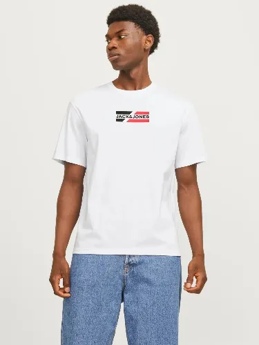 Resim Jack & Jones Jjcorp Graphıc Tee  Ss O-Neck Ln Erkek T-Shirt 12268415