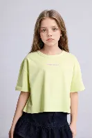 Resim Defacto Kız Çocuk T-shirt H7250A8/GN664