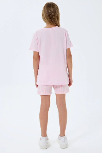 Resim Yenikoza Kız Çocuk Şort Takım