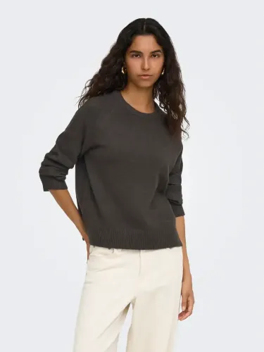 Resim Only Onlprıncess Ls O-Neck Raglan Knt Noos Kadın Kazak 15381869