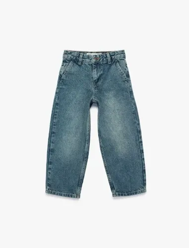 Resim Koton Erkek Çocuk Jean Pantolon 7WKB40002TD