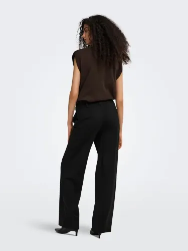 Resim Only Onlpoptrash-Taılored Hw Str Pant Tlr Kadın Kanvas  Pantolon 15380379