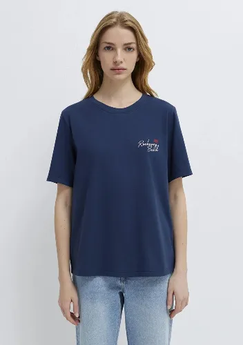 Resim Mavi Kadın T-shirt M1613893-70487