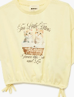 Resim Koton Kız Çocuk T-shirt 6SKG10050AK